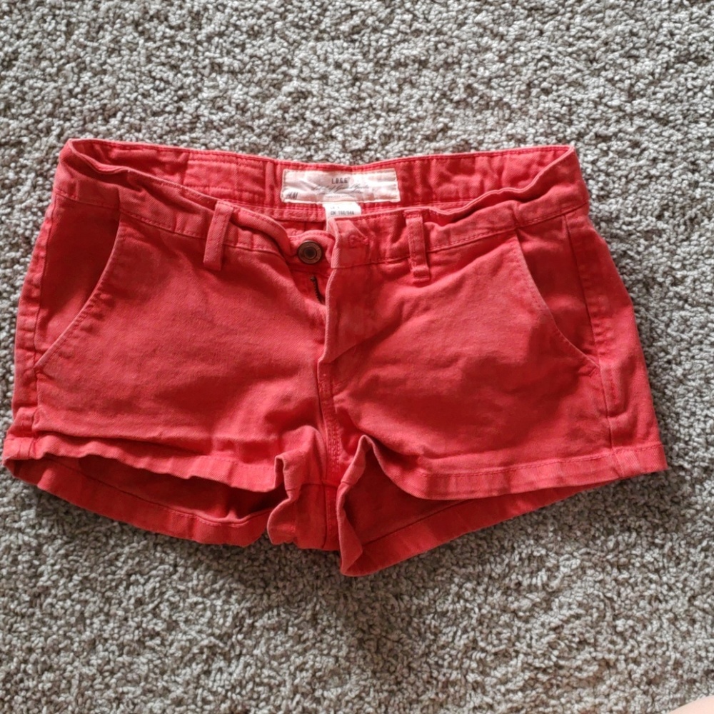 ▪️Lowest Price▪️ H&M Red Faded Shorts